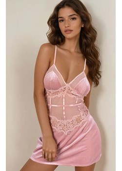 Enslanna koszulka i stringi, Kolor róż pudrowy, Rozmiar S/M, LivCo Corsetti Fashion - id: 157257 - marki Livia Corsetti - 187253567 Enslanna koszulka i stringi, Kolor róż pudrowy, Rozmiar S/M, LivCo Corsetti Fashion ze sklepu Intymna w kategorii Koszule nocne - zdjęcie 187253567