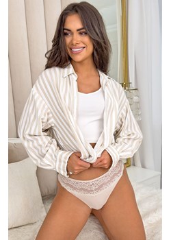 Donna stringi damskie koronkowe beżowe 230, Kolor beżowy, Rozmiar S, Donna - id: 221490 - marki Donna - 187253619 Donna stringi damskie koronkowe beżowe 230, Kolor beżowy, Rozmiar S, Donna ze sklepu Intymna w kategorii Majtki damskie - zdjęcie 187253619