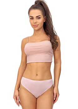 Donna figi damskie z średnim stanem różowe 233, Kolor róż pudrowy, Rozmiar S, Donna ze sklepu Intymna w kategorii Majtki damskie - zdjęcie 187253636