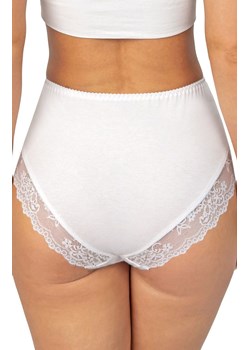 Donna bawełniane figi damskie z wysokim stanem pełne białe 238, Kolor biały, Rozmiar S, Donna ze sklepu Intymna w kategorii Majtki damskie - zdjęcie 187253647