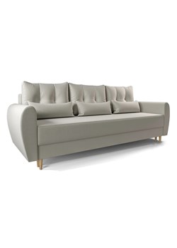 Beżowa sofa rozkładana - Sinsiew 3X - id: 53637 - marki Elior - 187253838 Beżowa sofa rozkładana - Sinsiew 3X ze sklepu Edinos.pl w kategorii Sofy i kanapy - zdjęcie 187253838