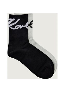 Karl Lagerfeld Skarpety 2-pack Signature - id: KL255W000069D61 - marki Karl Lagerfeld - 187255437 Karl Lagerfeld Skarpety 2-pack Signature ze sklepu Gomez Fashion Store w kategorii Skarpetki damskie - zdjęcie 187255437