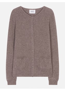 Perfect Cashmere Kaszmirowy kardigan &quot;Amy&quot; w kolorze szarobrązowym ze sklepu Limango Polska w kategorii Swetry damskie - zdjęcie 187255797
