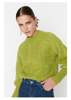 trendyol Sweter w kolorze zielonym ze sklepu Limango Polska w kategorii Swetry damskie - zdjęcie 187255845