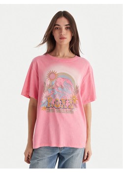 Roxy T-Shirt Sunnyoversize Optic Wash ERJZT06022 Różowy Oversize - id: 0000305649386 - marki ROXY - 187256677 Roxy T-Shirt Sunnyoversize Optic Wash ERJZT06022 Różowy Oversize ze sklepu MODIVO w kategorii Bluzki damskie - zdjęcie 187256677