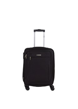 czarna walizka mała kabinowa materiałowa miękka 55 cm z poszerzeniem - id: 49966 - marki Słoń Torbalski - 187257385 czarna walizka mała kabinowa materiałowa miękka 55 cm z poszerzeniem ze sklepu Słoń Torbalski w kategorii Walizki - zdjęcie 187257385