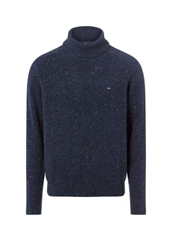 Fynch-Hatton Sweter z zawartością wełny i alpaki Mężczyźni granatowy marmurkowy - id: 781492-0001-09920 - marki Fynch Hatton - 187257455 Fynch-Hatton Sweter z zawartością wełny i alpaki Mężczyźni granatowy marmurkowy ze sklepu vangraaf w kategorii Swetry męskie - zdjęcie 187257455