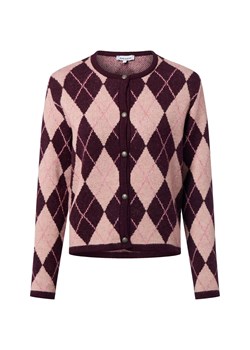 More & More Kardigan damski z zawartością wełny Kobiety brudny róż wzorzysty ze sklepu vangraaf w kategorii Swetry damskie - zdjęcie 187257478