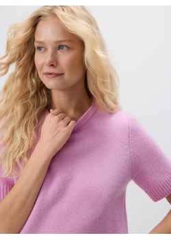 Reserved - Wełniany sweter - różowy - id: 604FW-30X - marki Reserved - 187258207 Reserved - Wełniany sweter - różowy ze sklepu Reserved w kategorii Swetry damskie - zdjęcie 187258207