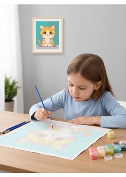 Sinsay - Zestaw do malowania po numerach - wielobarwny ze sklepu Sinsay w kategorii Zabawki - zdjęcie 187259058