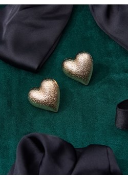 Sinsay - Kolczyki w kształcie serca z błyszczącym wykończeniem - złoty - id: 868HM-GLD - marki Sinsay - 187259157 Sinsay - Kolczyki w kształcie serca z błyszczącym wykończeniem - złoty ze sklepu Sinsay w kategorii Kolczyki - zdjęcie 187259157