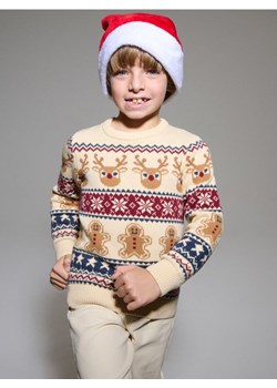 Sinsay - Sweter z motywem świątecznym - kremowy ze sklepu Sinsay w kategorii Swetry dziewczęce - zdjęcie 187259178