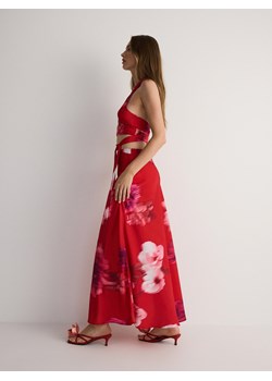 Reserved - Spódnica maxi w kwiatowy wzór - czerwony ze sklepu Reserved w kategorii Spódnice - zdjęcie 187260248
