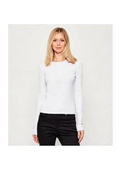 Calvin Klein Jeans Bluzka HENLEY | Slim Fit - id: CJ261W000001C65 - marki Calvin Klein - 187260848 Calvin Klein Jeans Bluzka HENLEY | Slim Fit ze sklepu Gomez Fashion Store w kategorii Bluzki damskie - zdjęcie 187260848