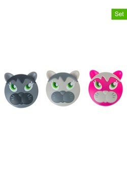 Vigar Klamry (3 szt.) &quot;Felix&quot; w kolorze szaro-różowym - 5 x 6 cm ze sklepu Limango Polska w kategorii Akcesoria kuchenne - zdjęcie 187262067