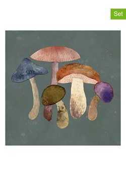 ppd Serwetki (40 szt.) "Mushroom Fantasy" w kolorze jasnobrązowo-niebieskim - id: 17823792 - marki Ppd - 187262465 ppd Serwetki (40 szt.) "Mushroom Fantasy" w kolorze jasnobrązowo-niebieskim ze sklepu Limango Polska w kategorii Akcesoria kuchenne - zdjęcie 187262465