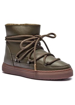 INUIKII Botki zimowe "Grape" w kolorze khaki ze sklepu Limango Polska w kategorii Śniegowce damskie - zdjęcie 187262715