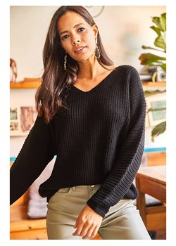 Olalook Sweter w kolorze czarnym ze sklepu Limango Polska w kategorii Swetry damskie - zdjęcie 187262739