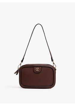 Mohito - Ciemnobrązowa torebka typu crossbody - ciemnobrązowy ze sklepu Mohito w kategorii Listonoszki - zdjęcie 187262877