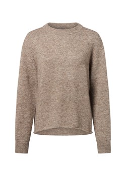 Marie Lund Damski sweter z dzianiny z zawartością wełny i alpaki Kobiety taupe marmurkowy - id: 781678-0004-09900 - marki Marie Lund - 187263126 Marie Lund Damski sweter z dzianiny z zawartością wełny i alpaki Kobiety taupe marmurkowy ze sklepu vangraaf w kategorii Swetry damskie - zdjęcie 187263126