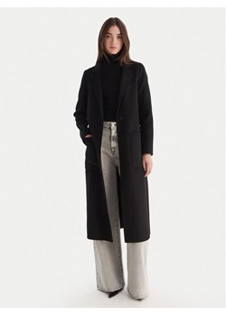 ViCOLO Płaszcz wełniany TF0002 Czarny Regular Fit ze sklepu MODIVO w kategorii Płaszcze damskie - zdjęcie 187264098