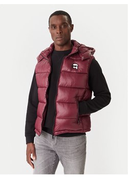 KARL LAGERFELD Kamizelka 505023 554590 Bordowy Regular Fit - id: 0000305653727 - marki Karl Lagerfeld - 187264099 KARL LAGERFELD Kamizelka 505023 554590 Bordowy Regular Fit ze sklepu MODIVO w kategorii Kamizelki męskie - zdjęcie 187264099