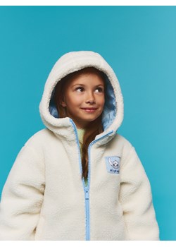 Reserved - Kurtka z imitacji baranka Lilo i Stitch - złamana biel - id: 244EX-01X - marki Reserved - 187264755 Reserved - Kurtka z imitacji baranka Lilo i Stitch - złamana biel ze sklepu Reserved w kategorii Kurtki dziewczęce - zdjęcie 187264755