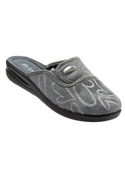 Wygodne kapcie damskie INBLU CF-3F, szare ze sklepu ulubioneobuwie w kategorii Kapcie damskie - zdjęcie 187264866