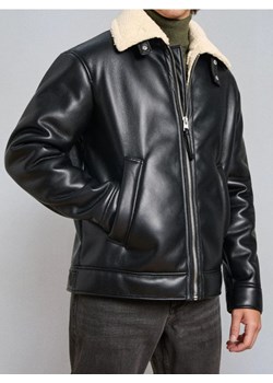 Sinsay - Kurtka biker z imitacji skóry - czarny - id: 296EU-99X - marki Sinsay - 187266298 Sinsay - Kurtka biker z imitacji skóry - czarny ze sklepu Sinsay w kategorii Kurtki męskie - zdjęcie 187266298