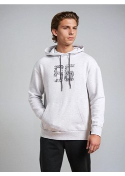 Sinsay - Bluza hoodie - szary - id: 5038O-09M - marki Sinsay - 187266346 Sinsay - Bluza hoodie - szary ze sklepu Sinsay w kategorii Bluzy męskie - zdjęcie 187266346