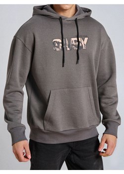 Sinsay - Bluza hoodie - szary ze sklepu Sinsay w kategorii Bluzy męskie - zdjęcie 187266348