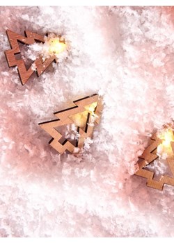 Sinsay - Lampki LED w kształcie choinek - beżowy - id: 669BT-08X - marki Sinsay - 187266418 Sinsay - Lampki LED w kształcie choinek - beżowy ze sklepu Sinsay w kategorii Kolczyki - zdjęcie 187266418