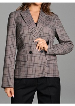 Sinsay - Żakiet w kratę - wielobarwny - id: 747FI-MLC - marki Sinsay - 187266447 Sinsay - Żakiet w kratę - wielobarwny ze sklepu Sinsay w kategorii Marynarki damskie - zdjęcie 187266447