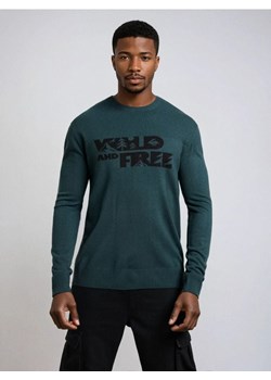 Sinsay - Sweter - zielony - id: 798FZ-67X - marki Sinsay - 187266476 Sinsay - Sweter - zielony ze sklepu Sinsay w kategorii Swetry męskie - zdjęcie 187266476