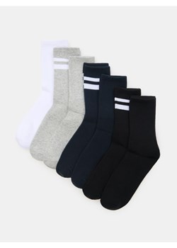 Sinsay - Prążkowane skarpetki 7 pack - wielobarwny ze sklepu Sinsay w kategorii Skarpetki męskie - zdjęcie 187266508