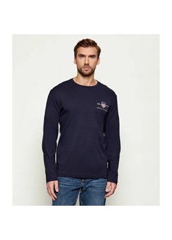 Gant Longsleeve MEDIUM ARCHIVE SHIELD | Regular Fit - id: GA234M000008433 - marki Gant - 187266656 Gant Longsleeve MEDIUM ARCHIVE SHIELD | Regular Fit ze sklepu Gomez Fashion Store w kategorii T-shirty męskie - zdjęcie 187266656