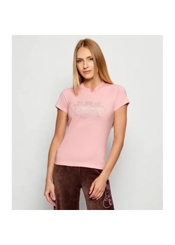 Juicy Couture T-shirt DOG CREST HILTON | Slim Fit - id: JY255W000045007 - marki Juicy Couture - 187266676 Juicy Couture T-shirt DOG CREST HILTON | Slim Fit ze sklepu Gomez Fashion Store w kategorii Bluzki damskie - zdjęcie 187266676