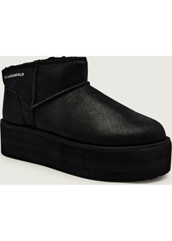 Karl Lagerfeld Śniegowce THERMO Lo Pull On | zamsz - id: KL255W000044C27 - marki Karl Lagerfeld - 187267148 Karl Lagerfeld Śniegowce THERMO Lo Pull On | zamsz ze sklepu Gomez Fashion Store w kategorii Śniegowce damskie - zdjęcie 187267148