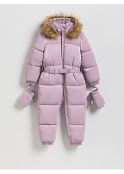 Reserved - PIkowany kombinezon z ociepleniem - fioletowy - id: 203EX-40X - marki Reserved - 187267528 Reserved - PIkowany kombinezon z ociepleniem - fioletowy ze sklepu Reserved w kategorii Kombinezony dziewczęce - zdjęcie 187267528