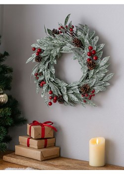 Sinsay - Świąteczny wieniec dekoracyjny - wielobarwny - id: 004GI-MLC - marki Sinsay - 187267736 Sinsay - Świąteczny wieniec dekoracyjny - wielobarwny ze sklepu Sinsay w kategorii Dekoracje bożonarodzeniowe - zdjęcie 187267736