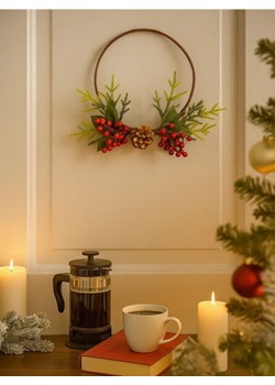 Sinsay - Świąteczny wieniec dekoracyjny - zielony - id: 500HI-77X - marki Sinsay - 187267759 Sinsay - Świąteczny wieniec dekoracyjny - zielony ze sklepu Sinsay w kategorii Dekoracje bożonarodzeniowe - zdjęcie 187267759