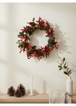 Sinsay - Świąteczny wieniec dekoracyjny - wielobarwny - id: 693GG-MLC - marki Sinsay - 187267765 Sinsay - Świąteczny wieniec dekoracyjny - wielobarwny ze sklepu Sinsay w kategorii Dekoracje bożonarodzeniowe - zdjęcie 187267765