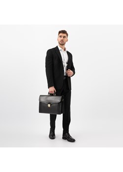 Wojas Czarna Klasyczna Teczka Męska Ze Skóry Licowej - id: 9001000 - marki Wojas - 187269697 Wojas Czarna Klasyczna Teczka Męska Ze Skóry Licowej ze sklepu Wojas w kategorii Torby męskie - zdjęcie 187269697