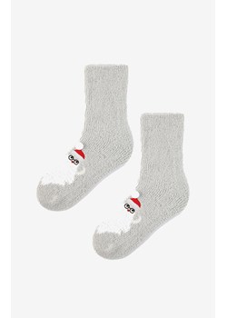 Marilyn skarpety damskie świąteczne z mikołajem B54, Kolor szary, Rozmiar uniwersalny, Marilyn ze sklepu Primodo w kategorii Skarpetki damskie - zdjęcie 187271647