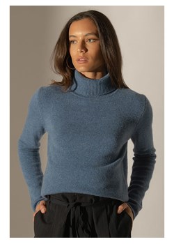 Perfect Cashmere Kaszmirowy golf &quot;Willow&quot; w kolorze niebieskoszarym ze sklepu Limango Polska w kategorii Swetry damskie - zdjęcie 187271766