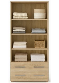 Regał na ubrania dąb sonoma Z3-F45 - id: 53656 - marki Elior - 187272128 Regał na ubrania dąb sonoma Z3-F45 ze sklepu Edinos.pl w kategorii Regały i witryny - zdjęcie 187272128