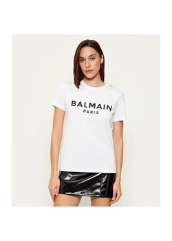 Balmain T-shirt | Regular Fit ze sklepu Gomez Fashion Store w kategorii Bluzki damskie - zdjęcie 187272215