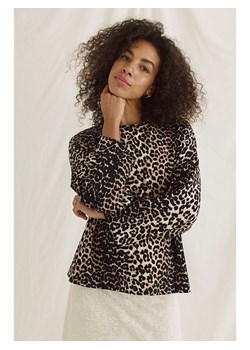 Cotton Candy Koszulka &quot;Fjolla&quot; w kolorze czarno-jasnobrązowym ze sklepu Limango Polska w kategorii Bluzki damskie - zdjęcie 187272986