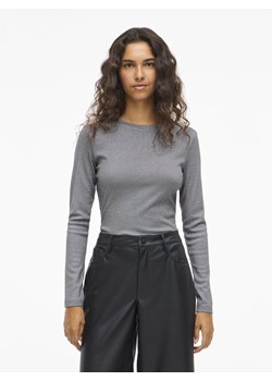 Vila Damska koszulka z długim rękawem - VICatrea Kobiety Sztuczne włókno jasny szary marmurkowy - id: 798999-0002-09900 - marki Vila - 187273706 Vila Damska koszulka z długim rękawem - VICatrea Kobiety Sztuczne włókno jasny szary marmurkowy ze sklepu vangraaf w kategorii Bluzki damskie - zdjęcie 187273706