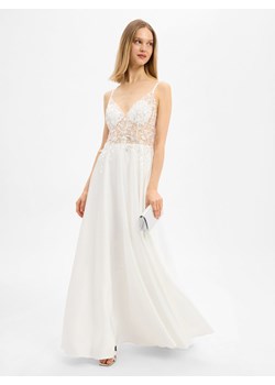 Laona Damska sukienka wieczorowa Kobiety Sztuczne włókno biały jednolity - id: 748240-0003-00320 - marki Laona - 187273715 Laona Damska sukienka wieczorowa Kobiety Sztuczne włókno biały jednolity ze sklepu vangraaf w kategorii Sukienki - zdjęcie 187273715